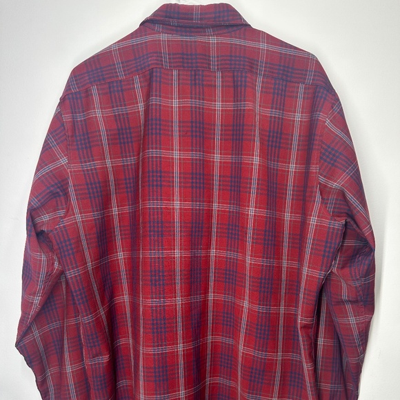 Pendleton Plaid Long Sleeve Shirt 100% Virgin Wool - XL - Picture 3 of 6